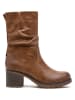 Foreverfolie Ankle-Boots in Camel