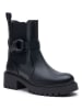 Foreverfolie Ankle-Boots in Schwarz