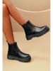 C'M Chelsea-Boots in Schwarz
