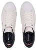 Lacoste Leder-Sneakers in Weiß/ Dunkelblau