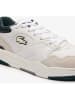 Lacoste Leder-Sneakers in Weiß/ Beige