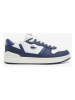 Lacoste Leder-Sneakers in Weiß/ Dunkelblau