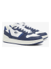 Lacoste Leder-Sneakers in Weiß/ Dunkelblau