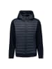 No Excess Doorgestikte jas donkerblauw