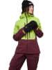 Black Diamond Hardshelljacke "Recon" in Grün/ Bordeaux
