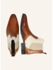 MELVIN & HAMILTON Leder-Chelsea-Boots "Lewis 26" in Creme/ Hellbraun