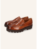 MELVIN & HAMILTON Leren mocassins "Jade 6" lichtbruin
