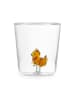 Onlylux Glas "Pet Friends" oranje - (H)9,3 cm