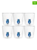 Onlylux 6-delige set: glazen "Pet Friends" blauw - (H)9,3 cm