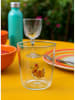 Onlylux 6er-Set: Gläser ''Pet Friends'' in Orange - (H)9,3 cm
