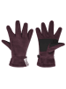 Jack Wolfskin Fingerhandschuhe "Fleece" in Lila