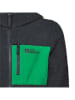 Jack Wolfskin Fleecejacke "Ice Curl" in Schwarz/ Grün