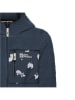 Jack Wolfskin Fleecejacke "Moomin Ice Curl" in Dunkelblau