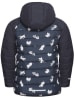 Jack Wolfskin Winterjacke "Moomin" in Dunkelblau/ Weiß