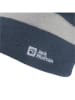Jack Wolfskin Czapka beanie "Stripy" w kolorze szaro-granatowym