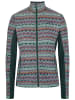 KARI TRAA Fleecejacke "Olga" in Dunkelgrün/ Mint