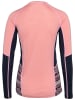 KARI TRAA Thermounterhemnd "Malia" in Rosa/ Dunkelblau
