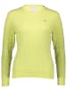 Gant Sweter w kolorze limonkowym