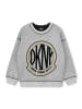 DKNY Wende-Sweatshirt in Grau/ Schwarz