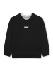 DKNY Wende-Sweatshirt in Grau/ Schwarz