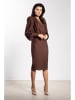 Awama Sukienka w kolorze brązowym