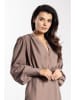 Awama Kleid in Taupe