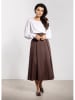 Awama Spódnica w kolorze brązowym