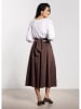 Awama Spódnica w kolorze brązowym