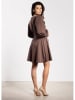 Awama Kleid in Braun