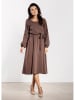 Awama Sukienka w kolorze brązowym