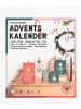 folia PAPER 72-delige adventskalenderset "Bowtiful Christmas" groen/rood