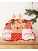 folia PAPER Papieren zakjes set "Santa & Deer" beige/rood
