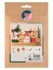 folia PAPER Papieren zakjes set "Santa & Deer" beige/rood