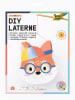 folia PAPER Laternen-Bastelset "Fox" in Orange/ Blau - ab 5 Jahren