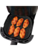 KITCHENCOOK 2-delige set: heteluchtfritteuse bakvormen zwart - (B)21 x (H)6 x (D)21 cm
