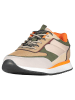 Geographical Norway Sneakers ''Olyno'' in Beige/ Khaki/ Creme