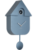 Karlsson Wandklok "Cuckoo" blauw - (B)21 x (H)41 x (D)8,5 cm