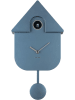 Karlsson Wanduhr "Cuckoo" in Blau - (B)21 x (H)41 x (T)8,5 cm