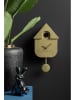 Karlsson Wandklok "Cuckoo" goudkleurig - (B)21 x (H)41 x (D)8,5 cm