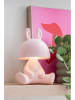 Leitmotiv Lampa stołowa LED "Bunny" w kolorze jasnoróżowym - 22 x 27 x 17 cm