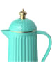 Present Time Thermokanne "Crown" in Hellblau/ Türkis - 920 ml