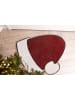 Madre Selva Deurmat "Kerstman" rood - (L)60 x (B)55 cm