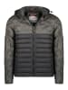 Geographical Norway Doorgestikte jas "Burator" donkergrijs