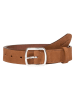 Marc O'Polo Leren riem lichtbruin