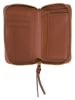 Marc O'Polo Leder-Geldbörse in Cognac - (B)13 x (H)10 x (T)2,5 cm
