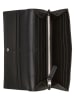 Marc O'Polo Leder-Geldbörse in Schwarz - (B)19,5 x (H)10 x (T)2,5 cm