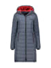 Geographical Norway Doorgestikte mantel "Aroma" donkerblauw