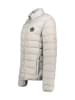 Geographical Norway Doorgestikte jas "Atikamap" lichtgrijs
