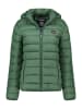 Geographical Norway Kurtka pikowana "Atikamap" w kolorze zielonym