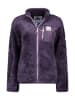 Geographical Norway Kurtka polarowa "Upecious" w kolorze fioletowym